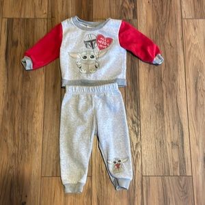 Star Wars 12 month sweatpants and sweatshirt set